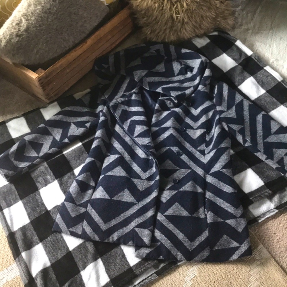 Mossimo Aztec Trench Coat